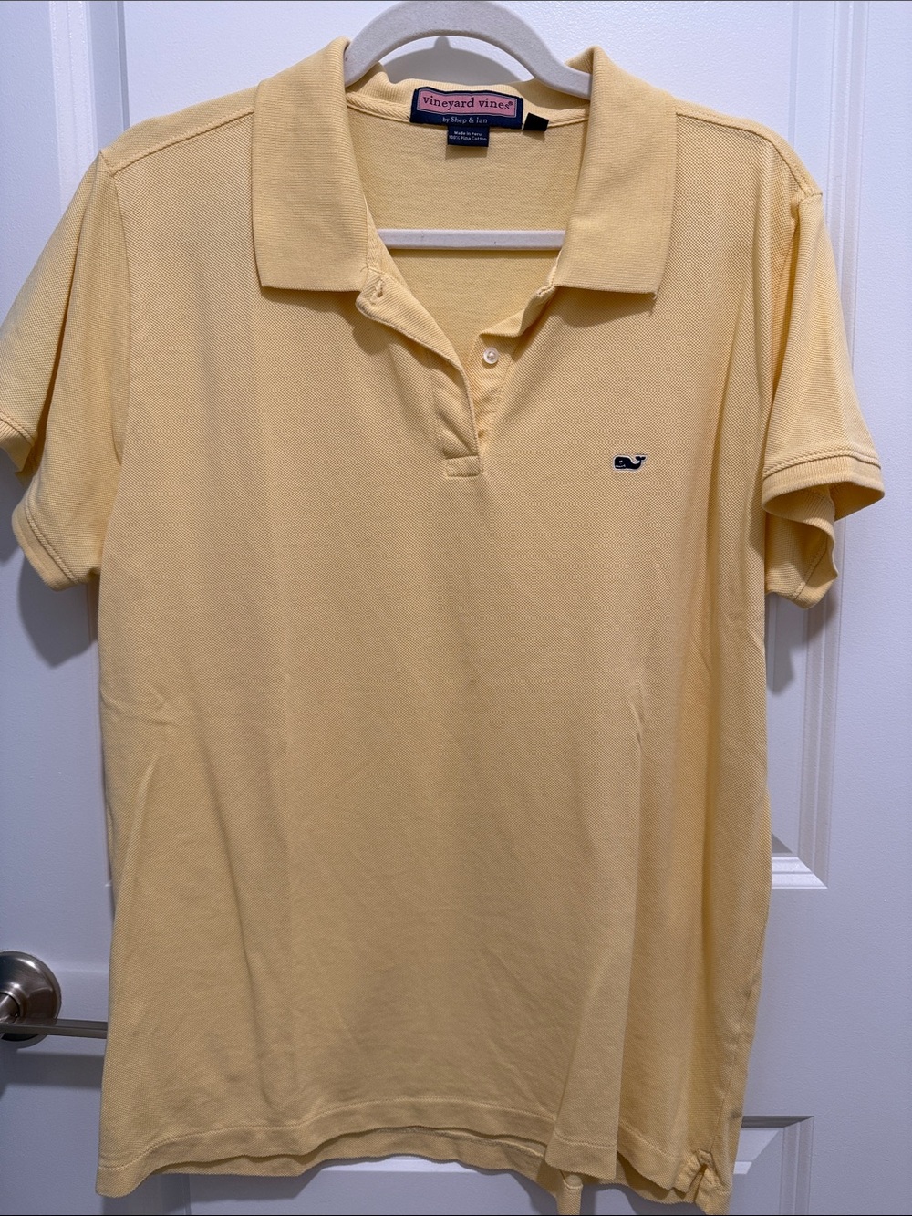 Vineyard Vines Women’s Pale Yellow Polo